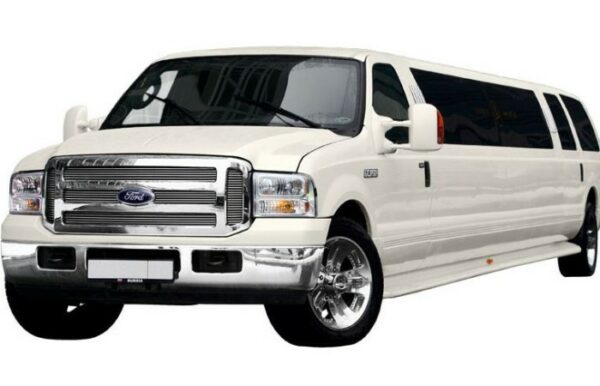 White Ford Excursion SUV 1