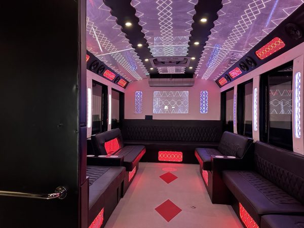Party Bus 7 (Black) - Wheelchair Accessible 4